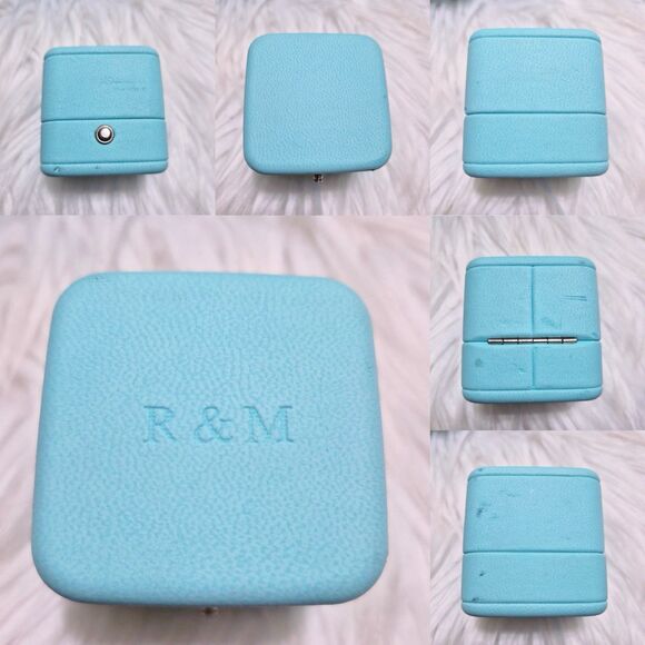 10 x Tiffany & Co. Blue Velvet Empty Ring Box Set SINGLE SLOT Read Description - Picture 3 of 13